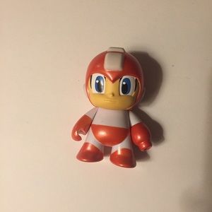 ❤️ Mega-man orange and white kidrobot figurine